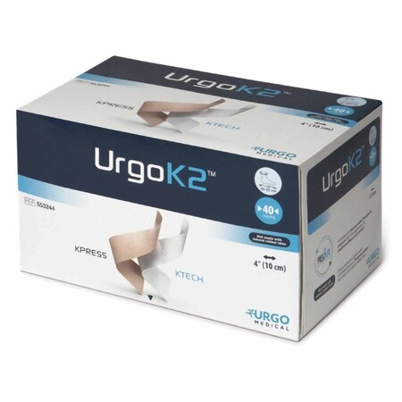 Urgok2 2 Layer Compression Bandage System 4 X 9-3/4 X 12-1/2 In. Self-Adherent Closure Tan Large 40 mmHg 553244